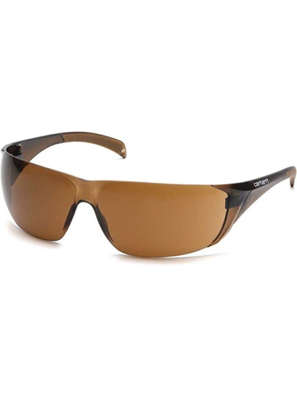 Carhartt Construction Safety Sunglasses Glasses Brown Polycarbonate UVA UVB Lens